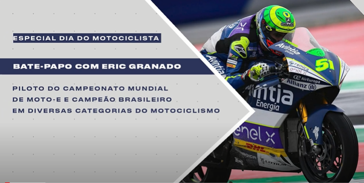  DIA DO MOTOCICLISTA – ERIC GRANADO: “ME PROMETERAM MUITAS COISAS QUE NÃO CUMPRIRAM NO MOTOCICLISMO”